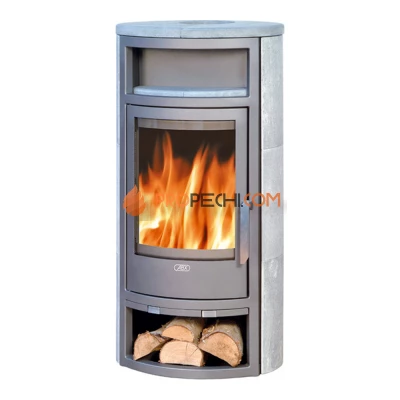 Печь-камин ABX Polar 6 серая талькохлорит