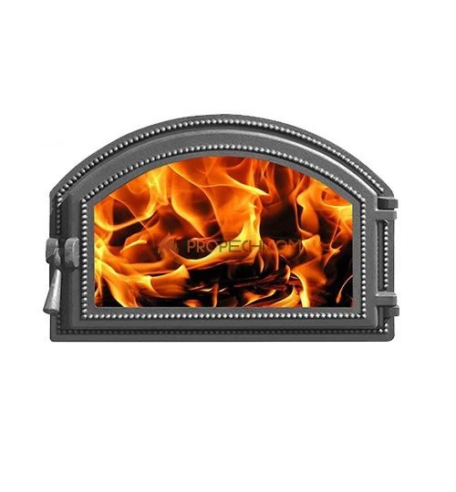 Дверка каминная ВЕЗУВИЙ 222 (Антрацит)