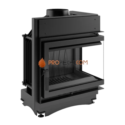 Каминная топка Kratki Maja/P/BS (угловое стекло справа)