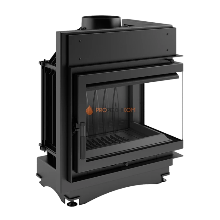 Каминная топка Kratki Maja/P/BS (угловое стекло справа)