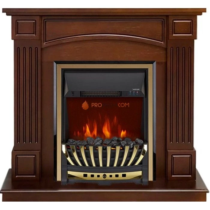 Каминокомплект Royal Flame Boston - Темный дуб (Высота 925см) с очагом Aspen Gold