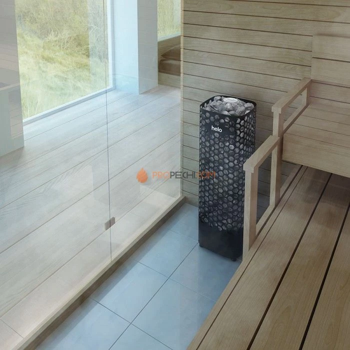 Электрическая печь Helo Himalaya 701 Steel (Пульт Pure в комплекте)