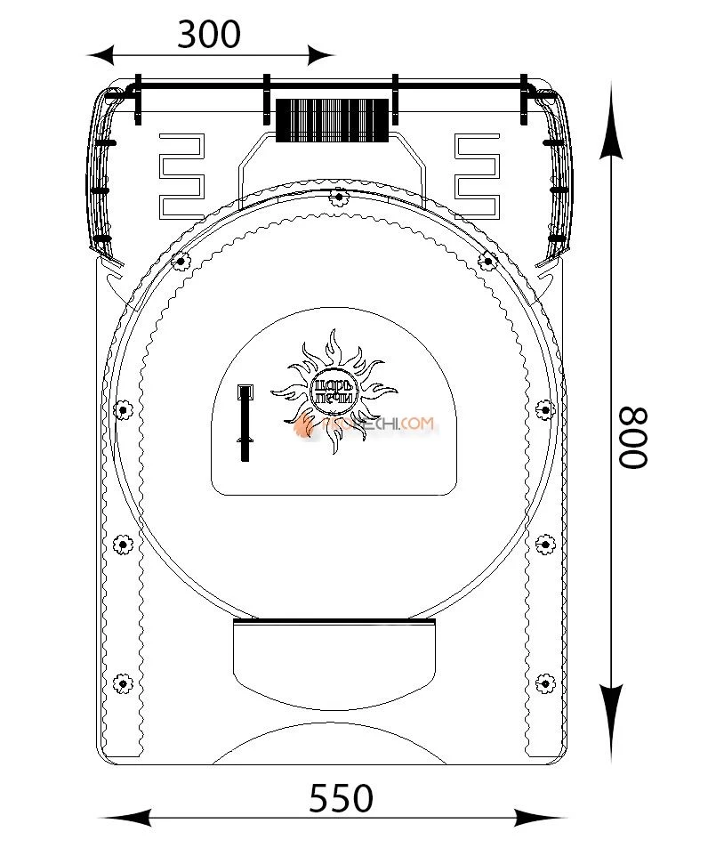 Банная печь Царь Печи Добрыня