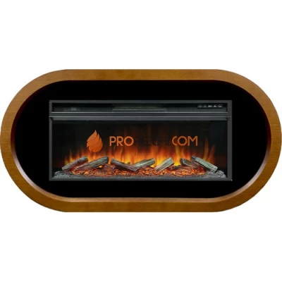 Каминокомплект Royal Flame Ellips - Орех (ширина 1450 мм) с очагом Vision 42 LOG LED