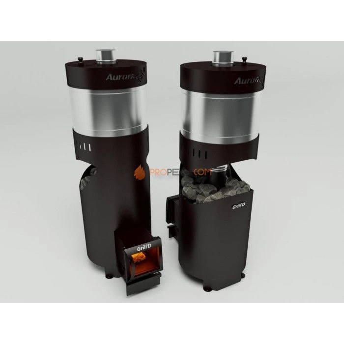 Дровяная печь для бани Grill’D Aurora 160А TRIO Long