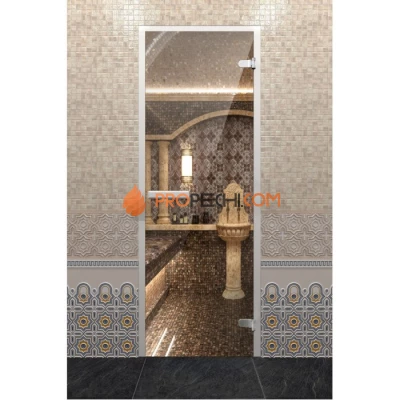 Дверь для хамама DoorWood Лайт Прозрачное, 2000х800 мм