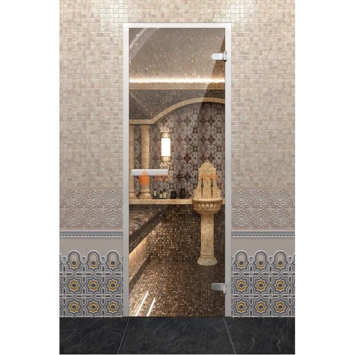 Дверь для хамама DoorWood Лайт Прозрачное, 2000х800 мм