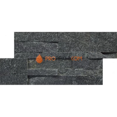 Панель Модерн Кварцит Чёрный (350х180мм) упак. (6шт/0,378м2)