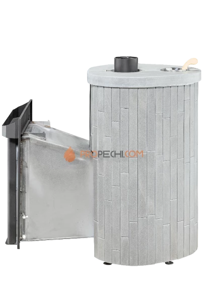 Банная печь Ферингер Малютка "Серый велюр" наборный