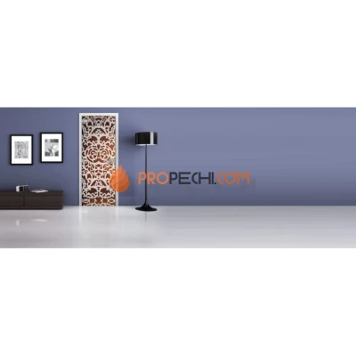 Стеклянная межкомнатная дверь DoorWood с рисунком MG-11 Бронза матовая, 2000х700 мм