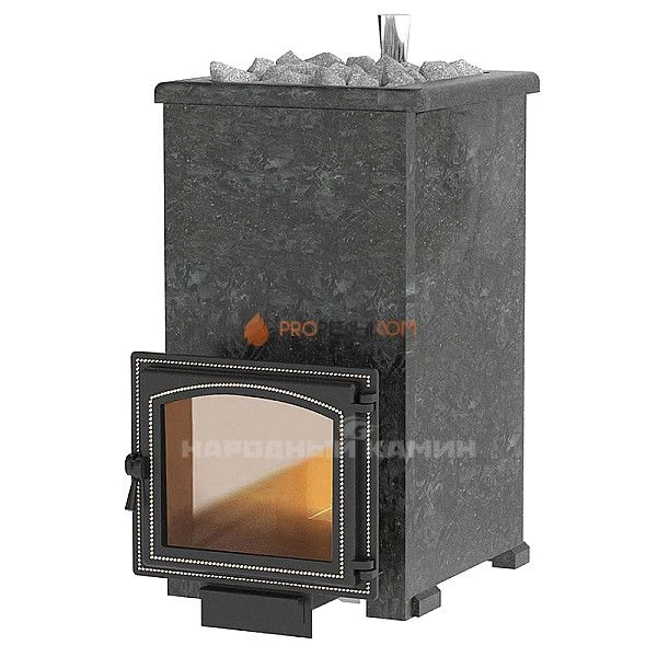Печь для бани Везувий Легенда Русский пар 18 (240) Пироксенит в облицовке