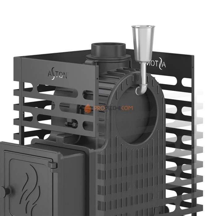 Чугунная печь для бани ASTON Шторм 16 (ДТ-4С) Long