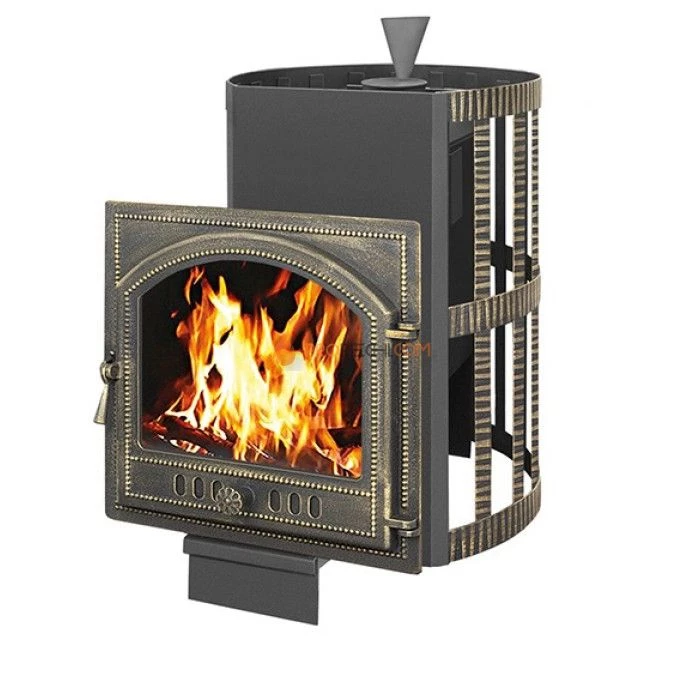 Дровяная печь для бани Везувий Скиф П/Г Ковка (205)