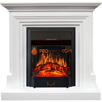 Каминокомплект Royal Flame Bradford - Белый с очагом Majestic FX Black