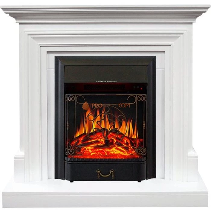 Каминокомплект Royal Flame Bradford - Белый с очагом Majestic FX Black