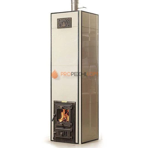 Печь-камин КДМ Нижегородская бежевый керамогранит