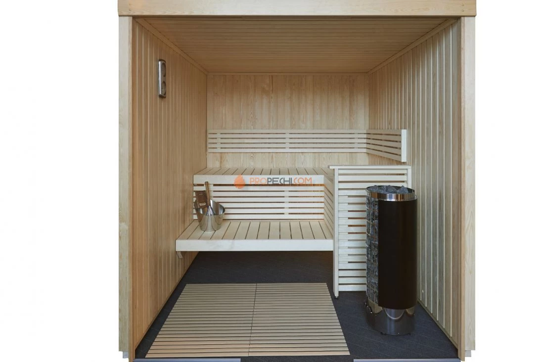 Электрическая печь HARVIA Cilindro PC90 со встроенным пультом