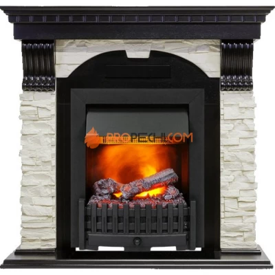 Каминокомплект Dimplex Dublin - Венге / Сланец белый с очагом Danville Black FB2