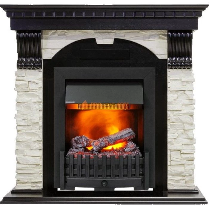 Каминокомплект Dimplex Dublin - Венге / Сланец белый с очагом Danville Black FB2