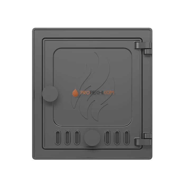 Дверка ASTON печная ДТ-4 Антрацит