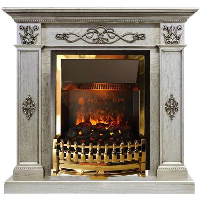 Каминокомплект Dimplex Derby - Old silver с очагом Atherton