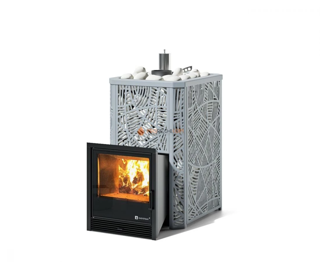 Печь для бани Изистим Ялта 25 Модерн серый