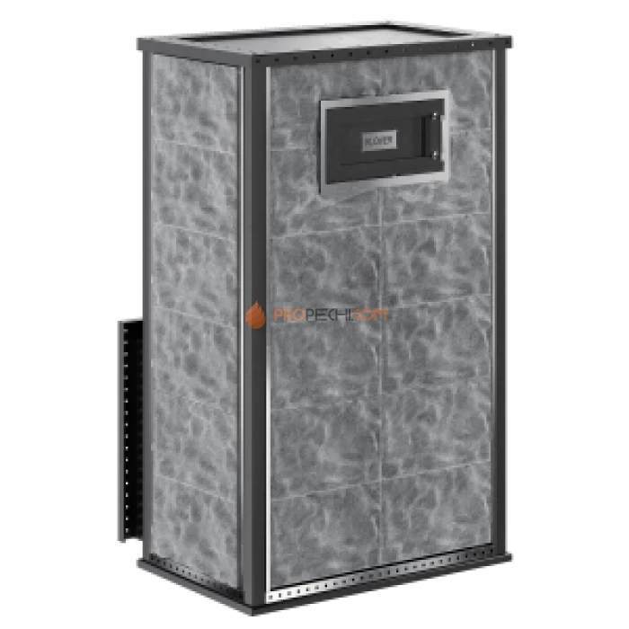 Дровяная печь для бани Klover RT 100-RV ( Талькомагнезит, Design 01 )