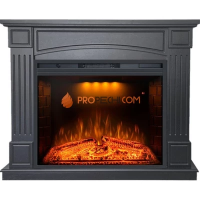 Каминокомплект Royal Flame Boston - Серый графит с Электрическим очагом Royal Flame Emerald 28