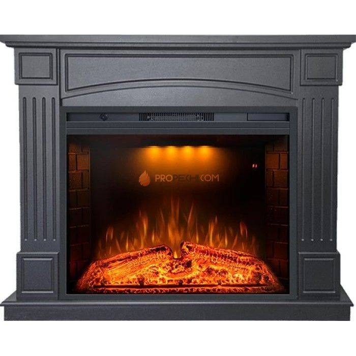 Каминокомплект Royal Flame Boston - Серый графит с Электрическим очагом Royal Flame Emerald 28