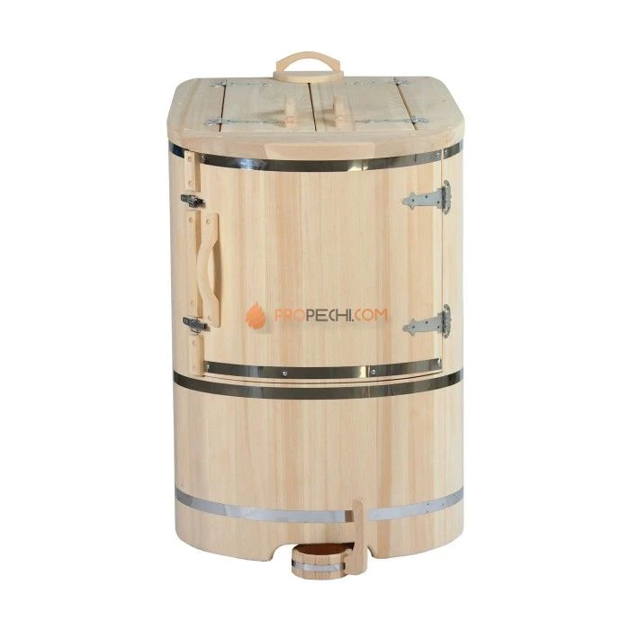 Кедровая фитобочка ЭкспертСаун Гигант 100х100 см круглая со скосом