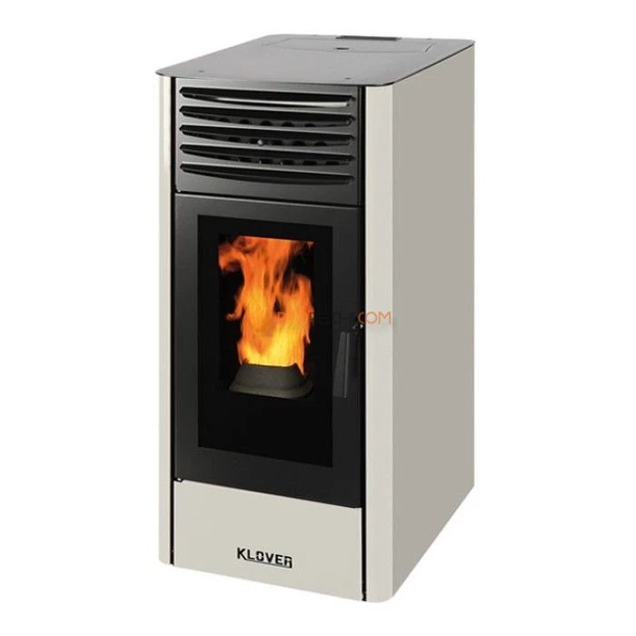 Отопительная печь Klover DEA ECO 12 (слоновая кость)