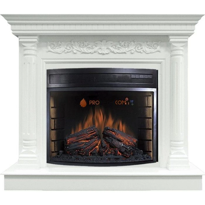 Каминокомплект Royal Flame Sicilia - Белый с очагом Dioramic 28 LED FX