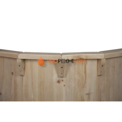 Декоративный бортик BentWood из кедра. Cегмент 1/4