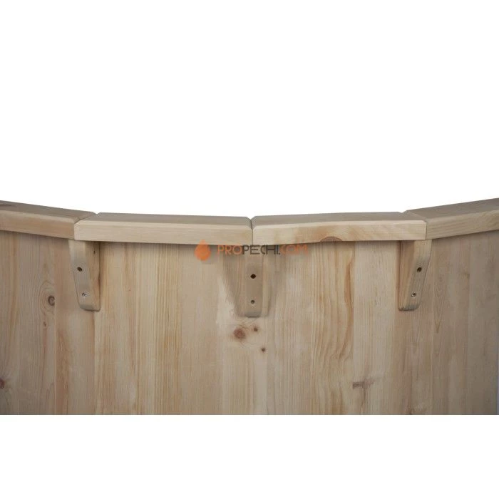 Декоративный бортик BentWood из кедра. Cегмент 1/4