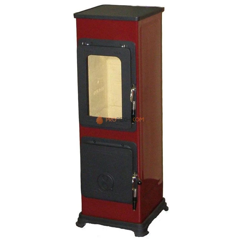 Печь-камин Thorma Bozen, бордовый