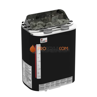 Электрическая печь SAWO SCANDIA SCAC-90NS-P-F 9 кВт (встроенный парогенератор, пульт и блок мощности докупаются отдельно)