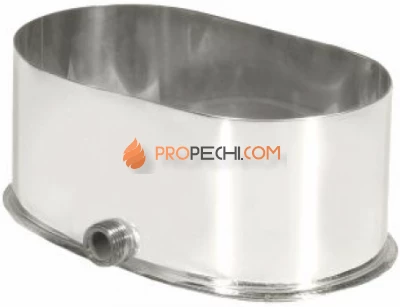 Конденсатоотвод Овал Моно 100х200. 304. 0,5