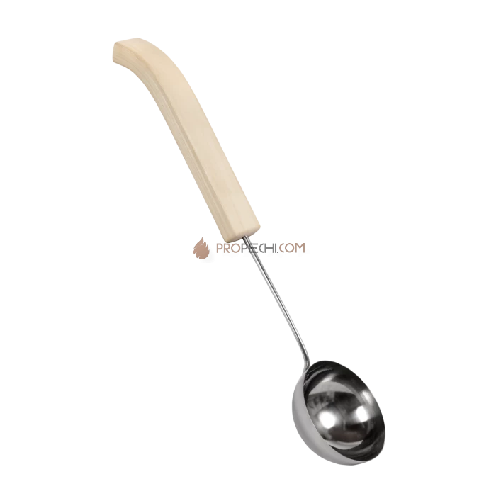 Черпак SAWO 453-MA (из нержавейки с деревянной ручкой, осина, 237мл)