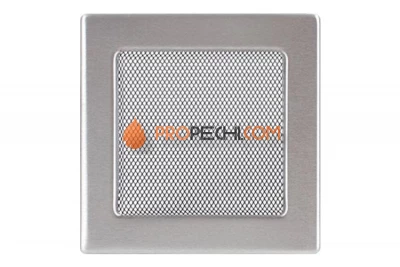 Вентиляционная решетка 110х110 мм. нерж.