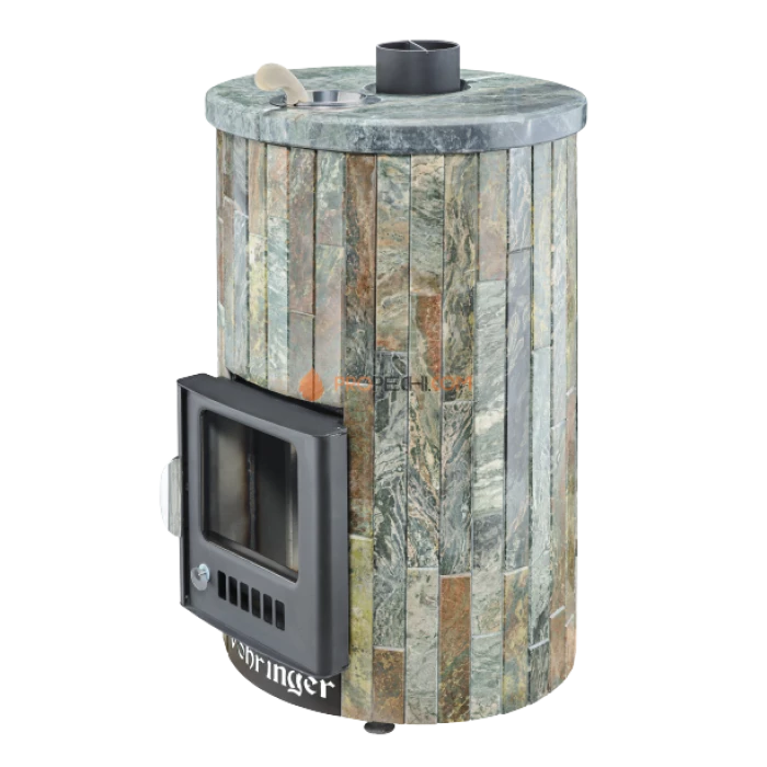 Дровяная печь для бани Ферингер Уют-18 до 18 м³ - Жадеит наборный