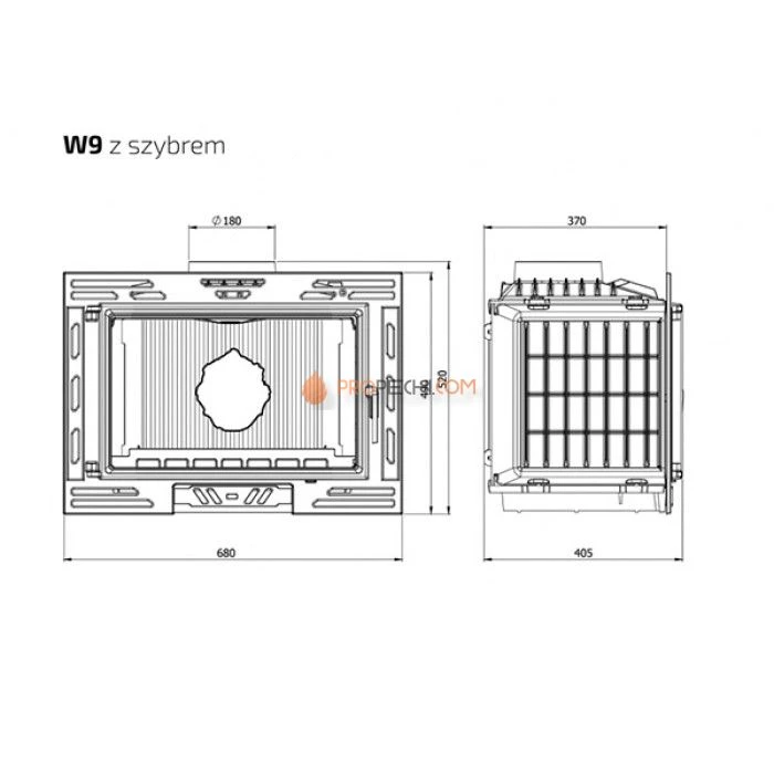 Каминная топка KAWMET W9a EKO
