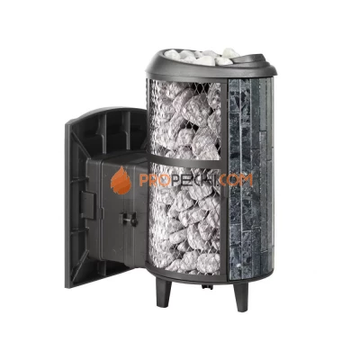 Печь банная «Атмосфера L» комбинированная сетка-ламель «Пироксенит»