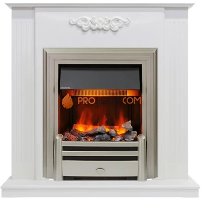 Каминокомплект Dimplex Lumsden - Белый дуб с очагом Chesford