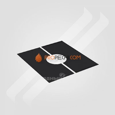 Фланец раздвижной 215 мм, 700/700 прямой