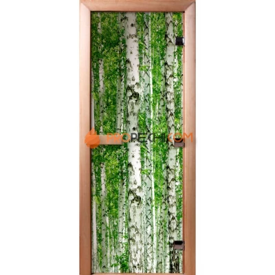 Дверь для бани DoorWood Фотопечать А084, 1800x700 мм