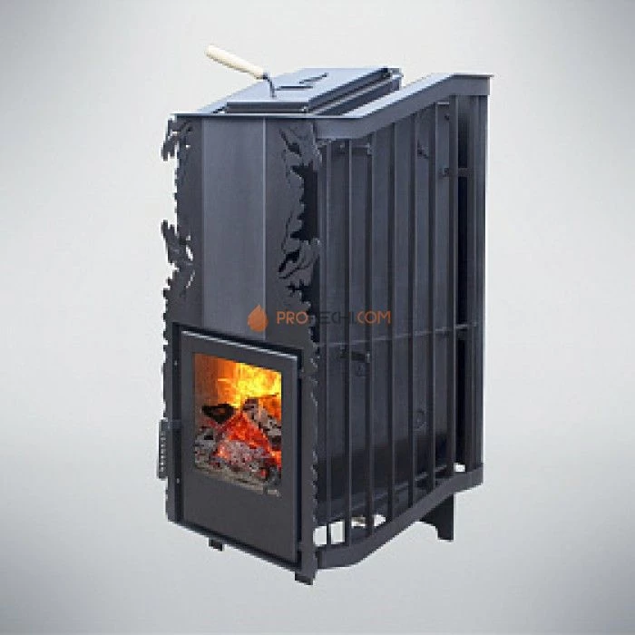 Дровяная печь для бани Варвара Терма Каменка укороченная