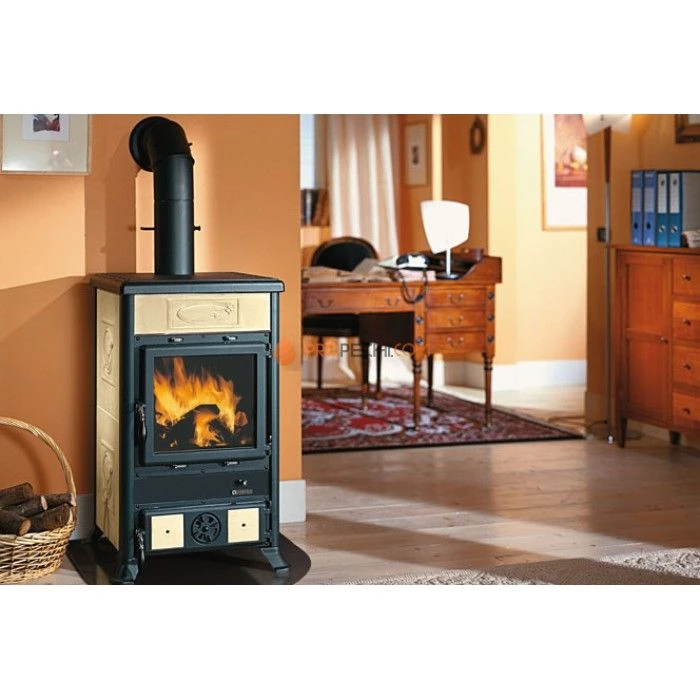 Печь-камин La Nordica Rossella R1 B II Liberty Pergamena