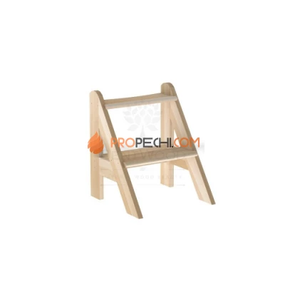 Лесенка для купели 2 ступени из кедра