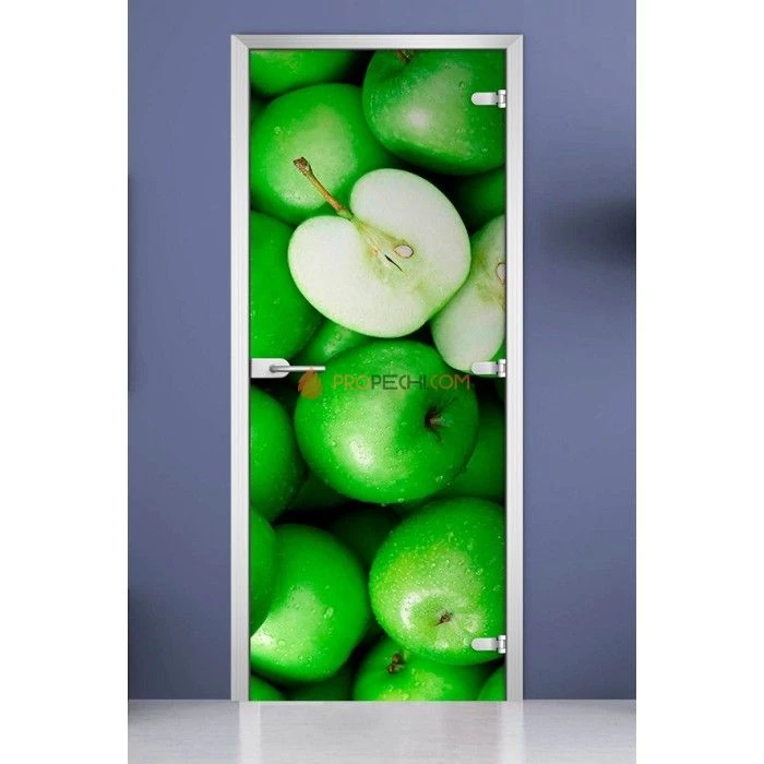 Стеклянная межкомнатная дверь DoorWood с фотопечатью Fruite-17, 2000х600 мм