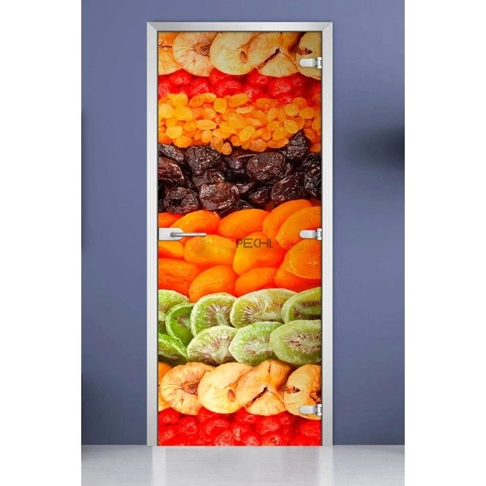Стеклянная межкомнатная дверь DoorWood с фотопечатью Fruite-11, 2000х700 мм